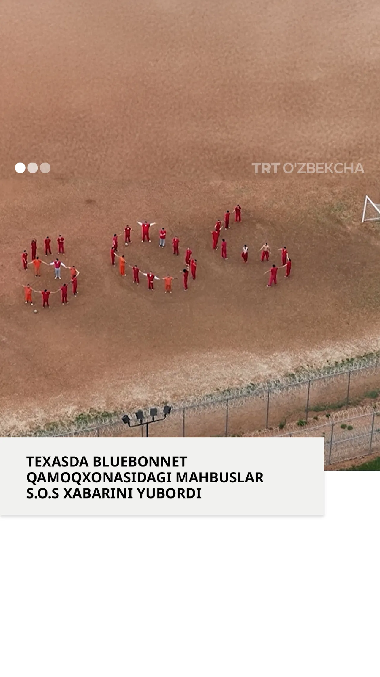 Texasda Bluebonnet qamoqxonasidagi mahbuslar yordam kutmoqda